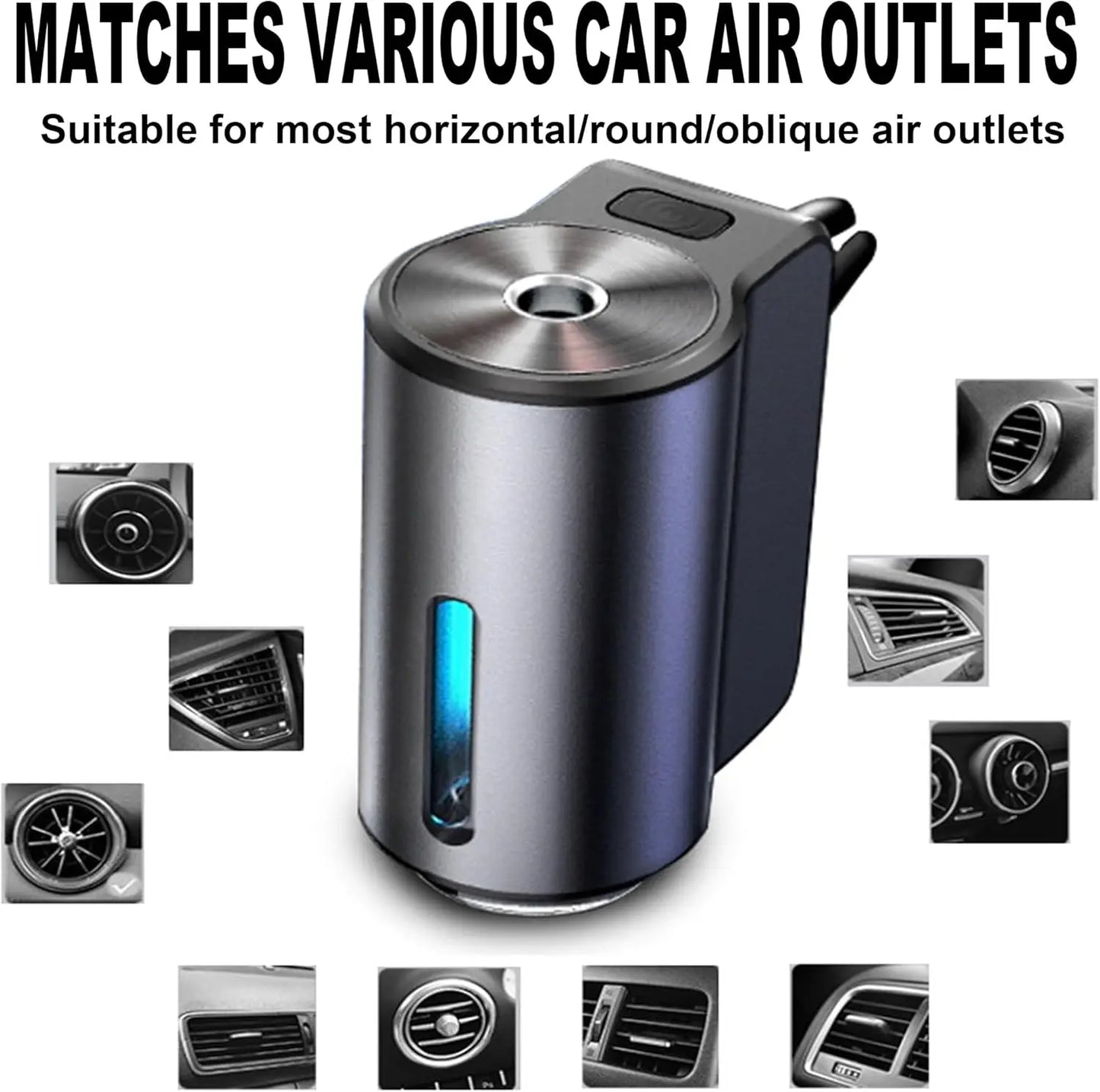 Air Freshener Diffuser 3 Levels Of Adjustable Diffuser Interior Car Accessory